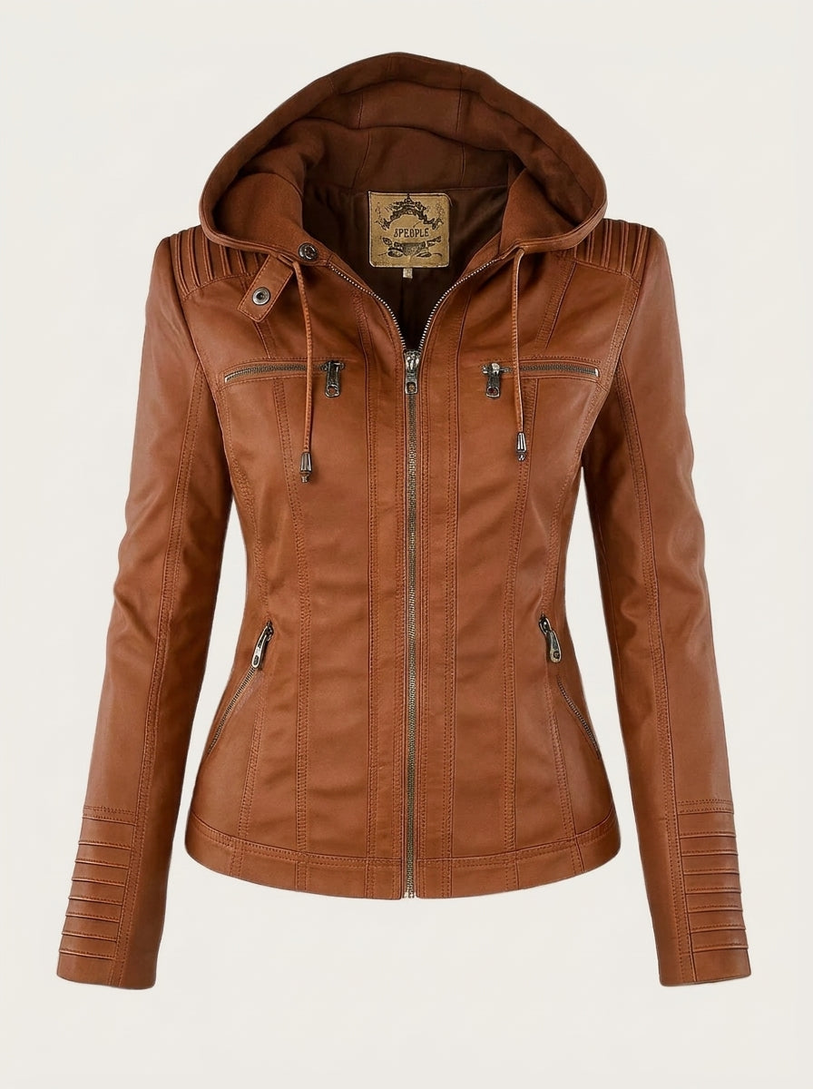 Duurzame en Elegante Leren Jas